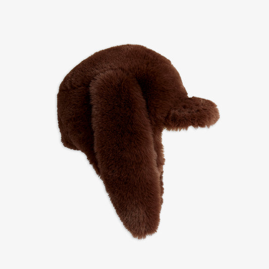 Mini Rodini Rabbit Ear Faux Fur Cap