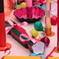 Multicoloured Stripe Pattern Christmas Crackers