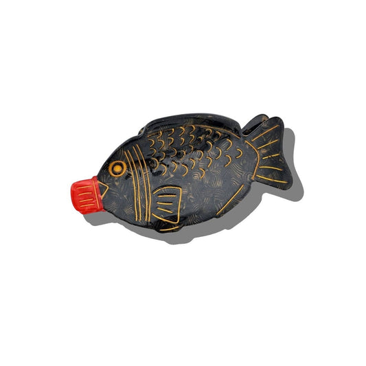 Hand-Painted Mini Soy Sauce Claw Hair Clip