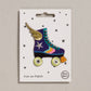 Rollerskate Iron on Patch