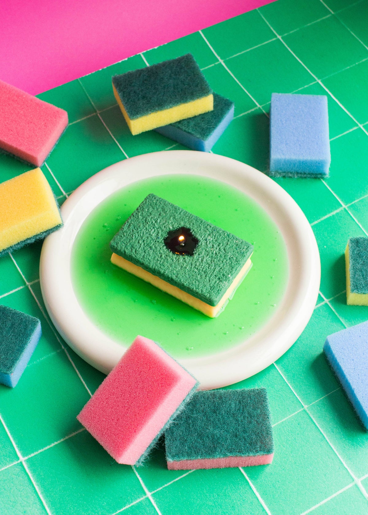 Sponge Soy Wax Candle