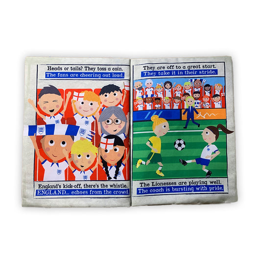 Lionesses Crinkly Newspaper Cloth Book