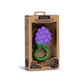 Grape Natural Rubber Baby Rattle