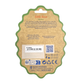 Back of a product packaging with text and barcode on a white background