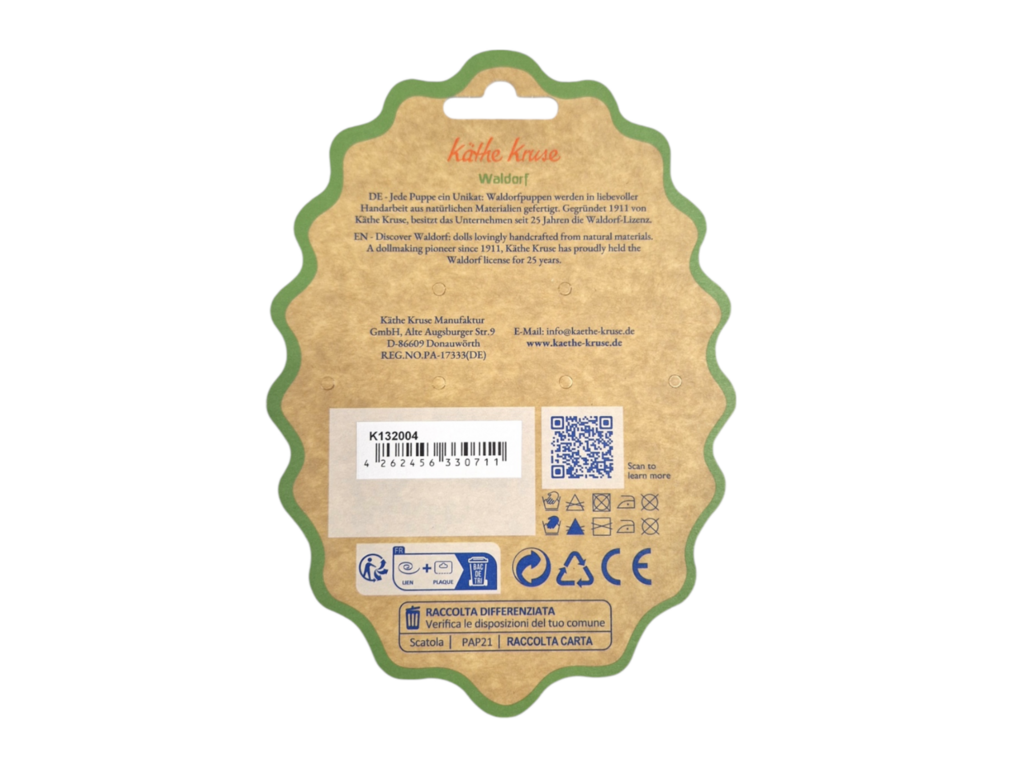 Back of a product packaging with text and barcode on a white background