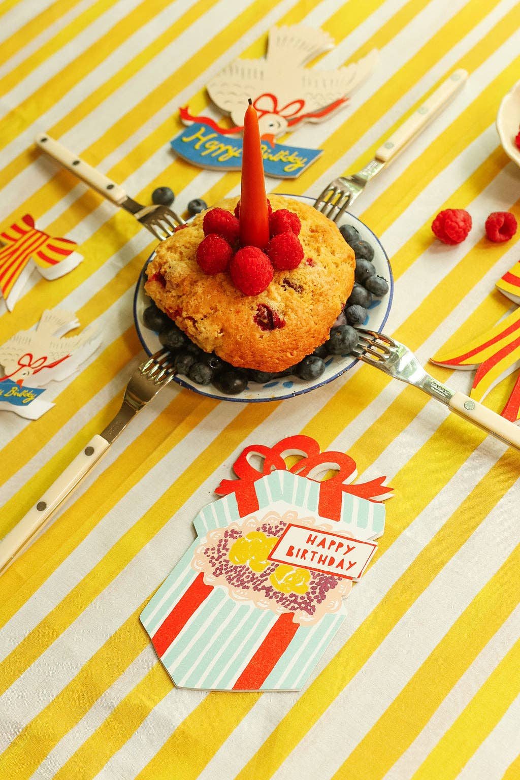 Happy Birthday Gift Die Cut Greeting Card