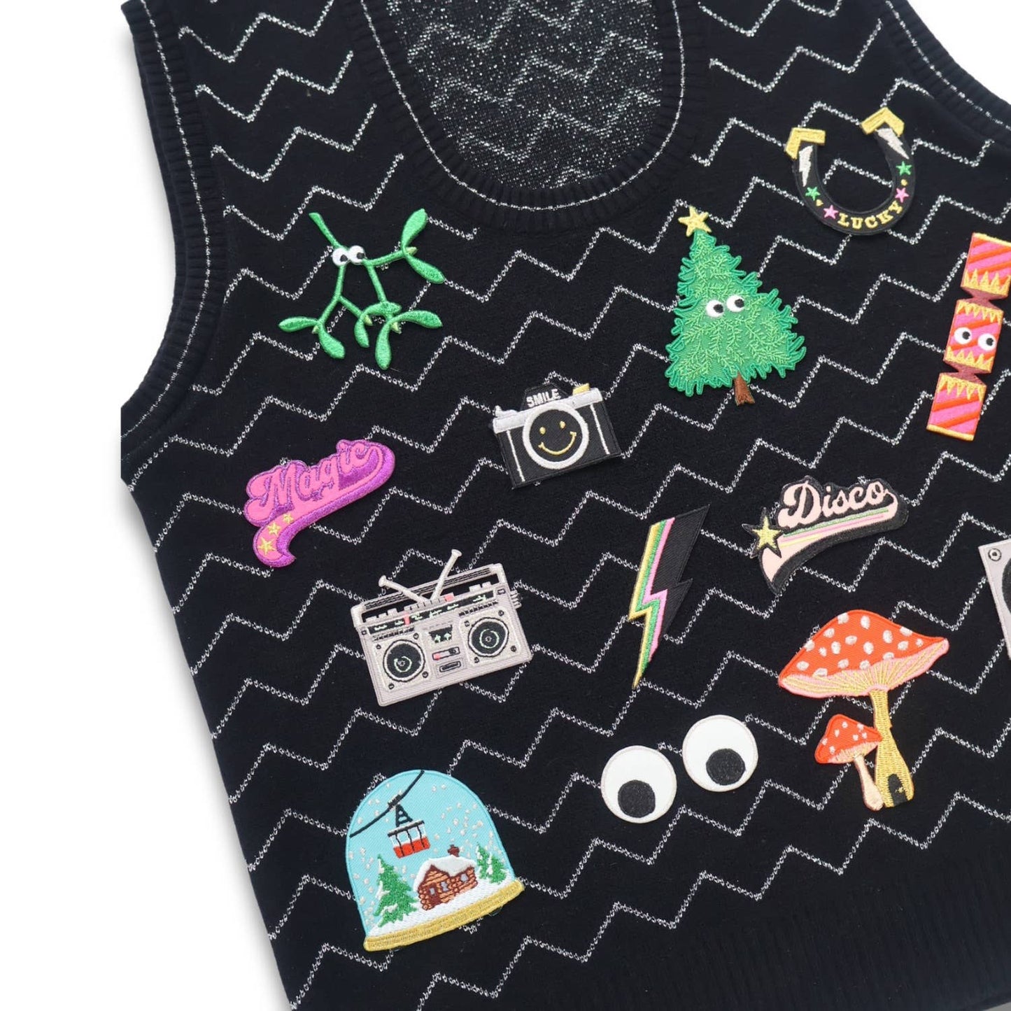 Snowdome Iron on Patch
