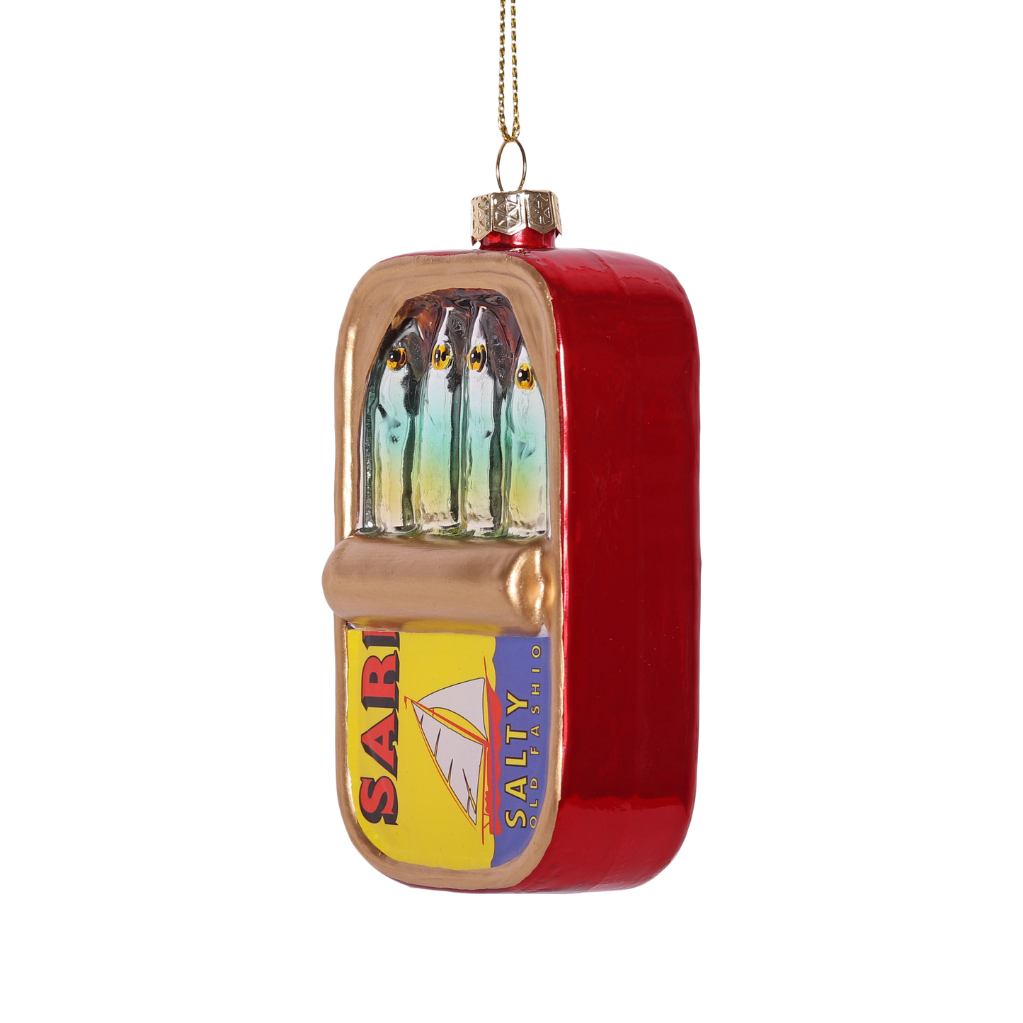 Sardines Can Glass Decoration