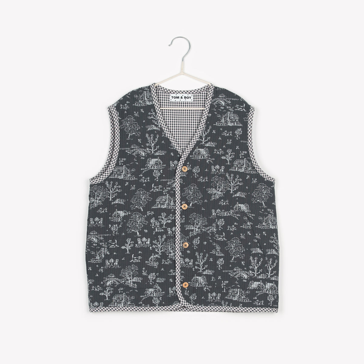 Tom & Boy Toile De Jouy Vest