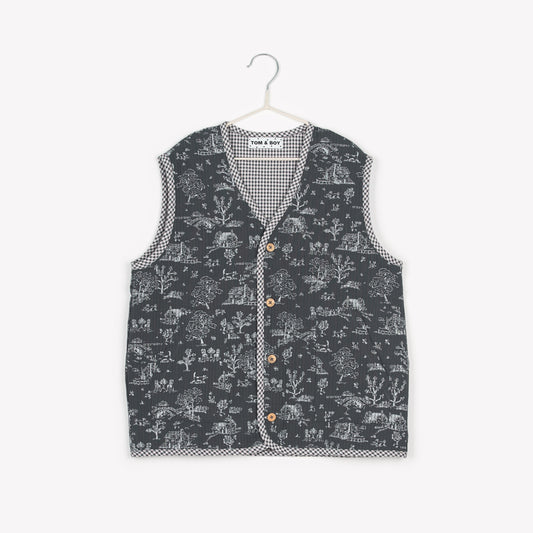 Tom & Boy Toile De Jouy Vest