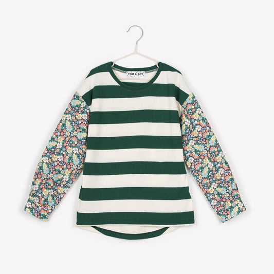 Tom & Boy Green Flower T-Shirt