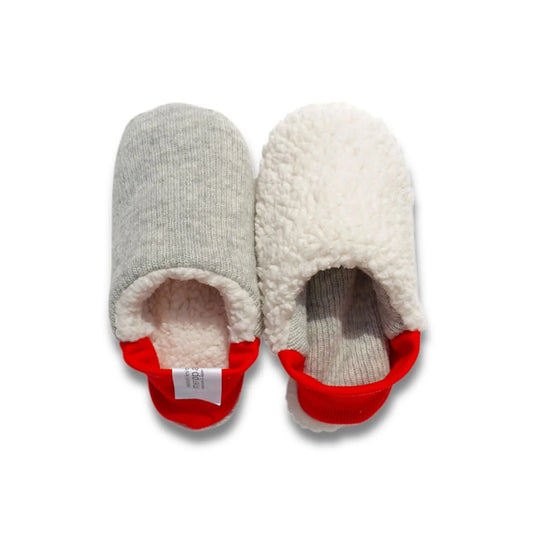Quarter Knit x Cream Sheep Boa Room Shoes