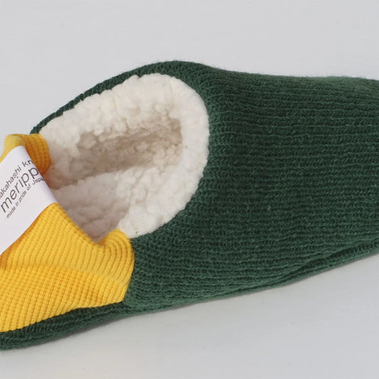 Quarter Knit x Green Sheep Boa Room Shoes