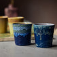 HKliving 70's Ceramics Van Gogh Starry Night Coffee Mugs (Set of 2)
