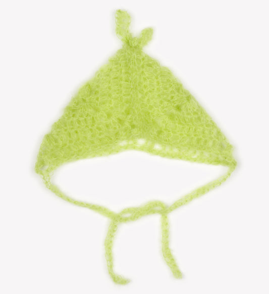 Tom & Boy Lime Mohair Hood