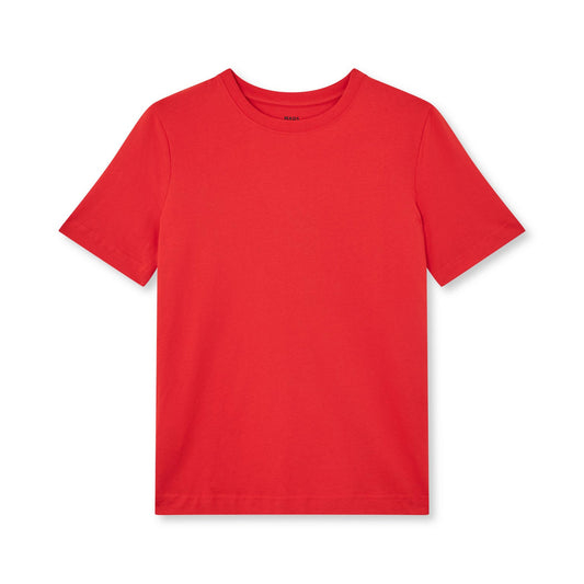 Mads Nørgaard Fiery Red Cotton Jersey Jess Tee