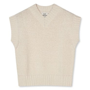 Mads Nørgaard Almond Oil Wool Elin Vest