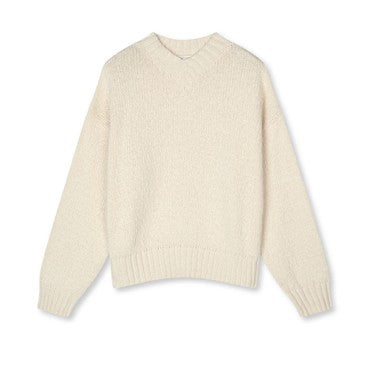 Mads Nørgaard Almond Oil Wool Esther Knit Sweater