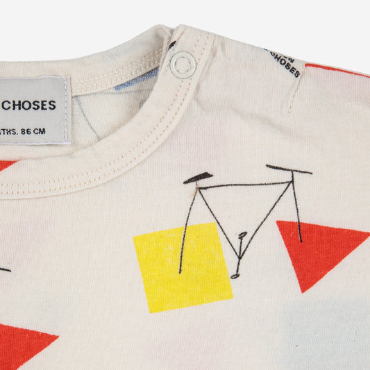 Bobo Choses Crazy Bicycle All-Over Baby T-Shirt
