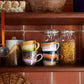 HKliving 70's Ceramics Solid Cappucino mugs (set of 4)