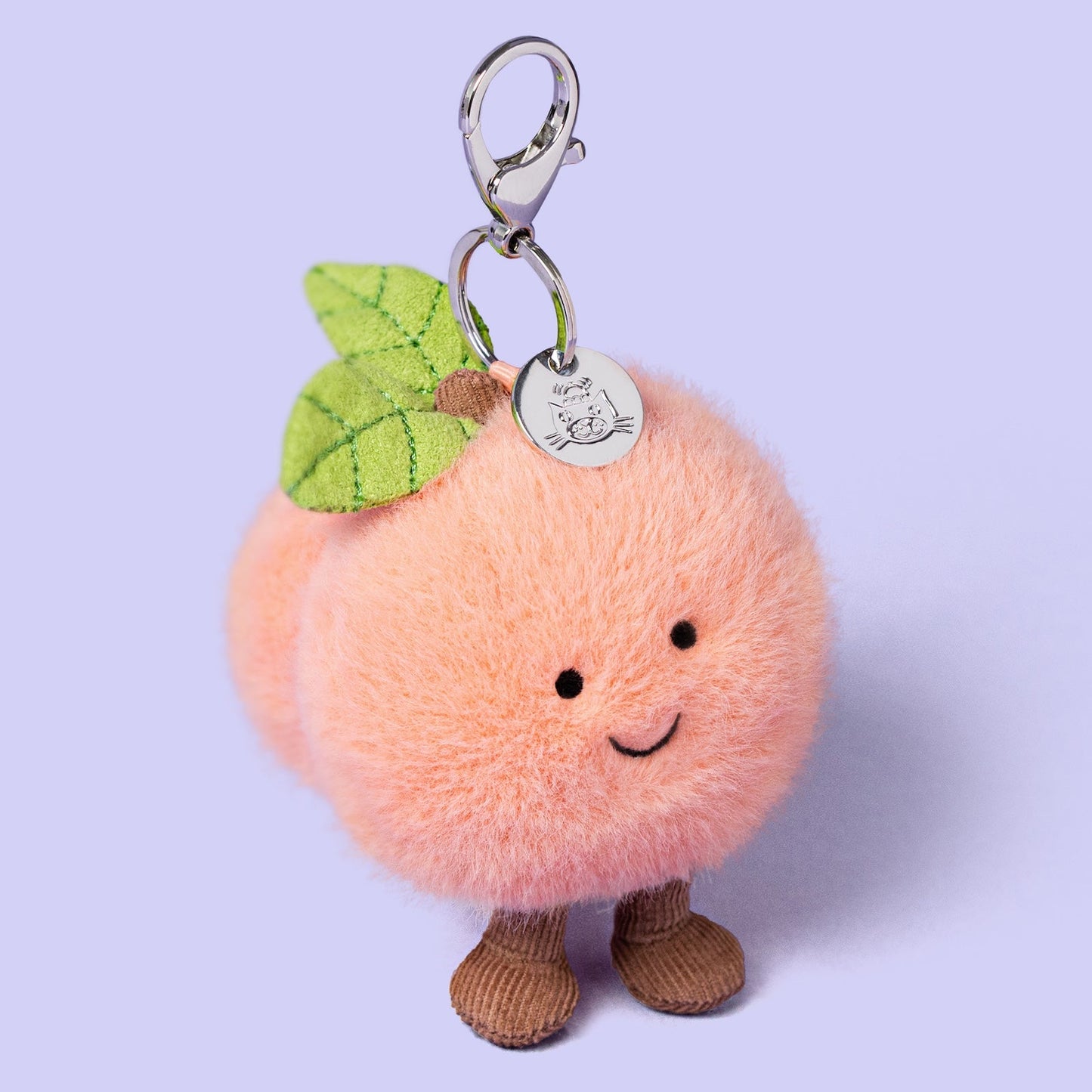 Jellycat Amuseables Peach Bag Charm