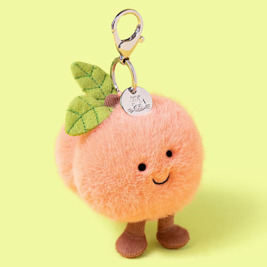 Jellycat Amuseables Peach Bag Charm