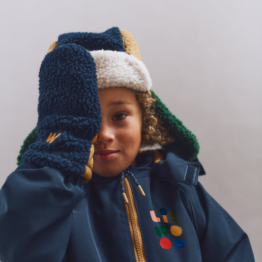 Liewood Classic Navy Multi Mix Bravo Pile Hat