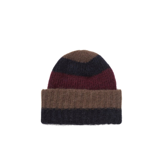 Becksöndergaard Burgundy Striped Soloma Beanie