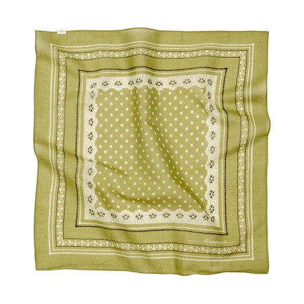 Becksöndergaard Golden Cypress Green Lacia Cotta Scarf
