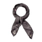 Becksöndergaard Forged Iron Gray Brodaria Sia Silk Scarf