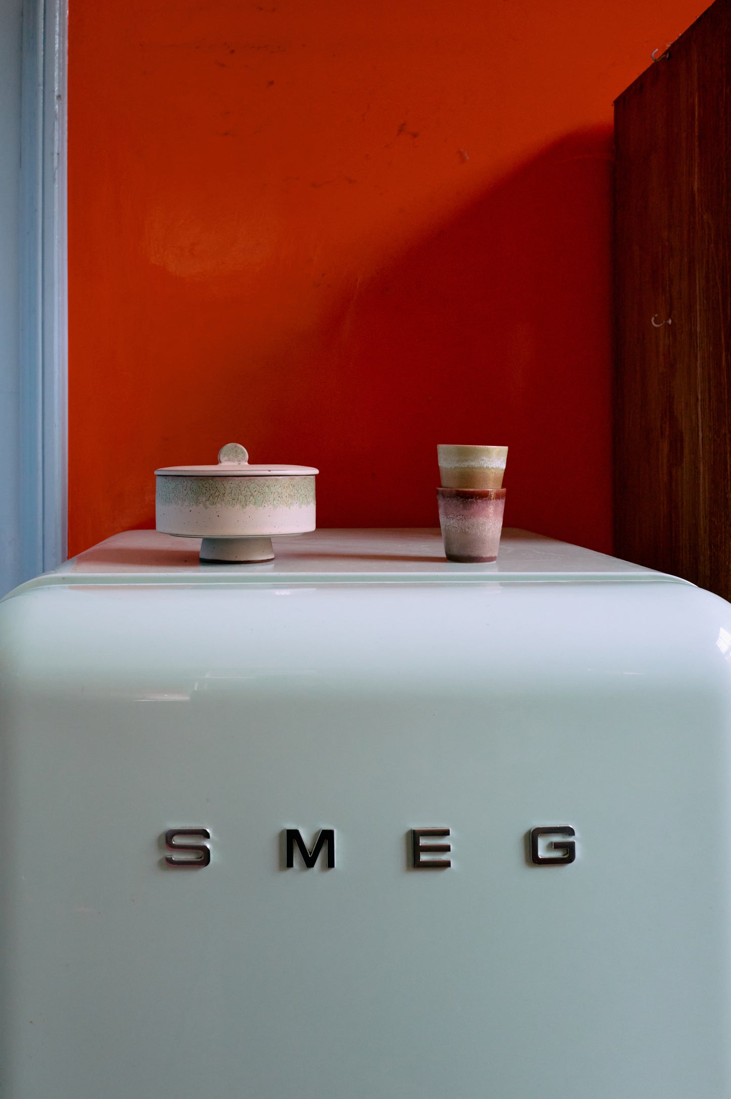 HKliving Ceramic 70's Surreal Coffee Mugs (Set of 6)