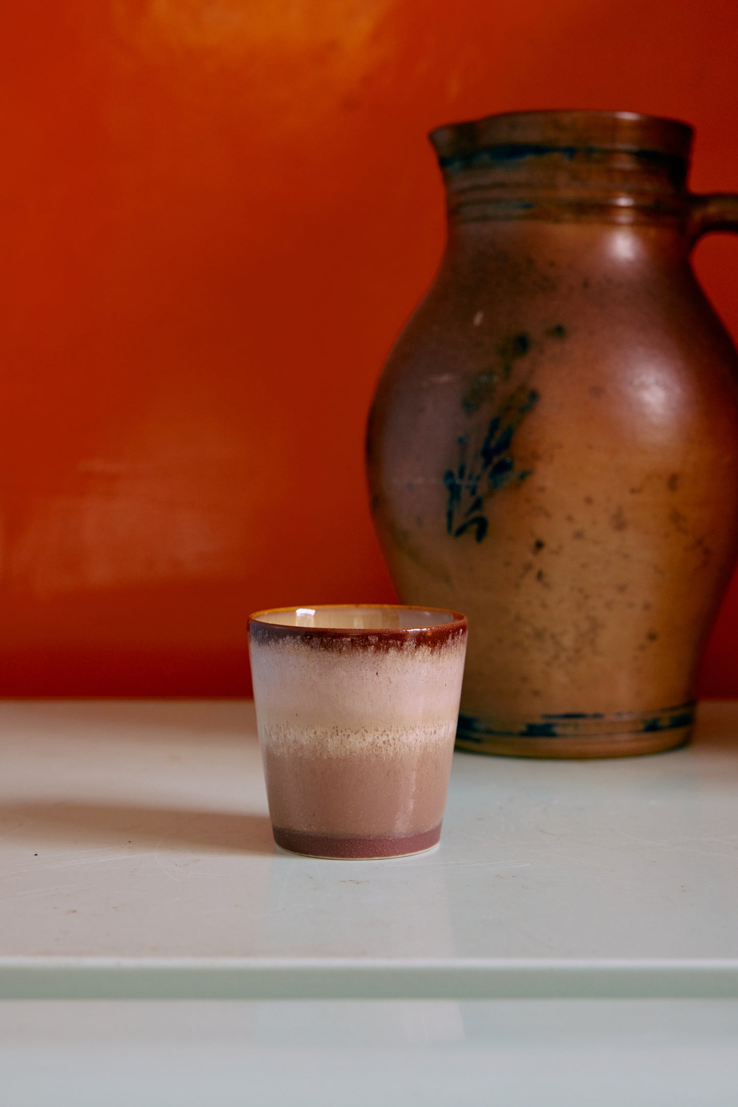 HKliving Ceramic 70's Surreal Coffee Mugs (Set of 6)