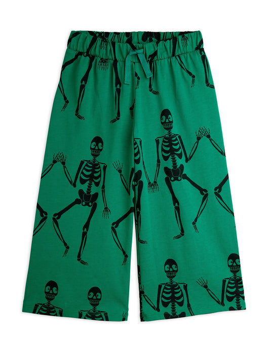 Mini Rodini Green Skeleton Trousers