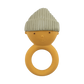 Gommu Ring Baby - Natural Rubber Teething Ring: Peach