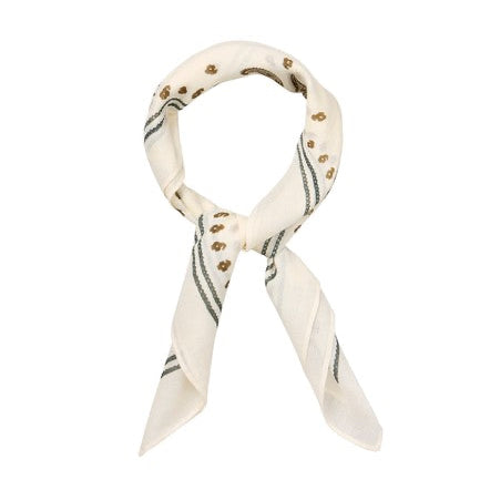 Becksöndergaard Birch White Bloom Paisley Cotta Scarf