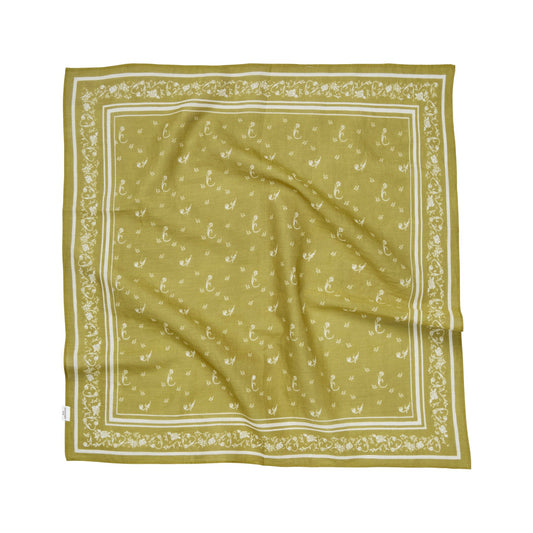 Becksöndergaard Khaki Green Tulipa Cotta Scarf