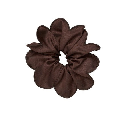 Becksöndergaard Hot Fudge Brown Tila Scrunchie