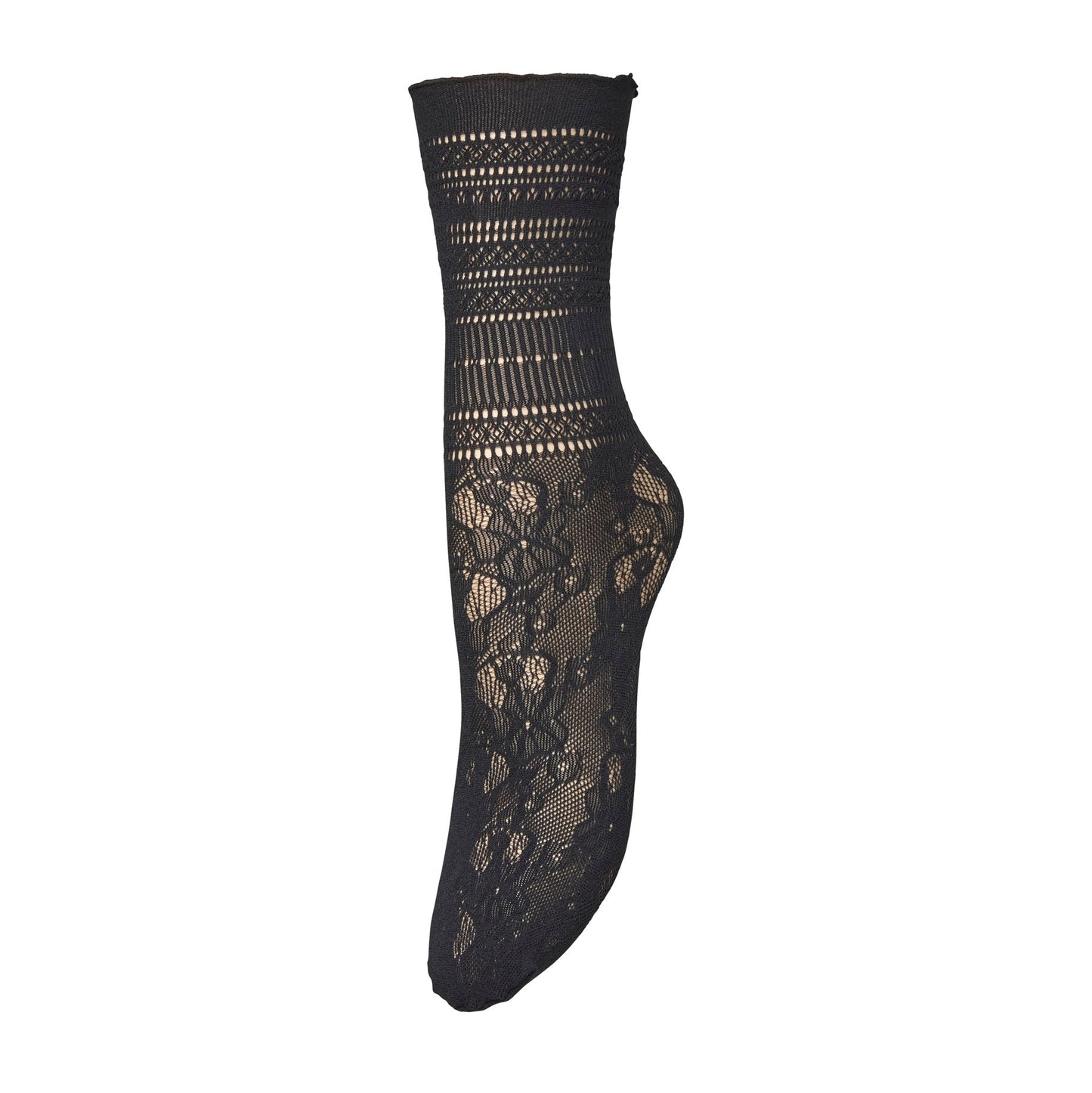 Becksöndergaard Black Bloom Lace Sock