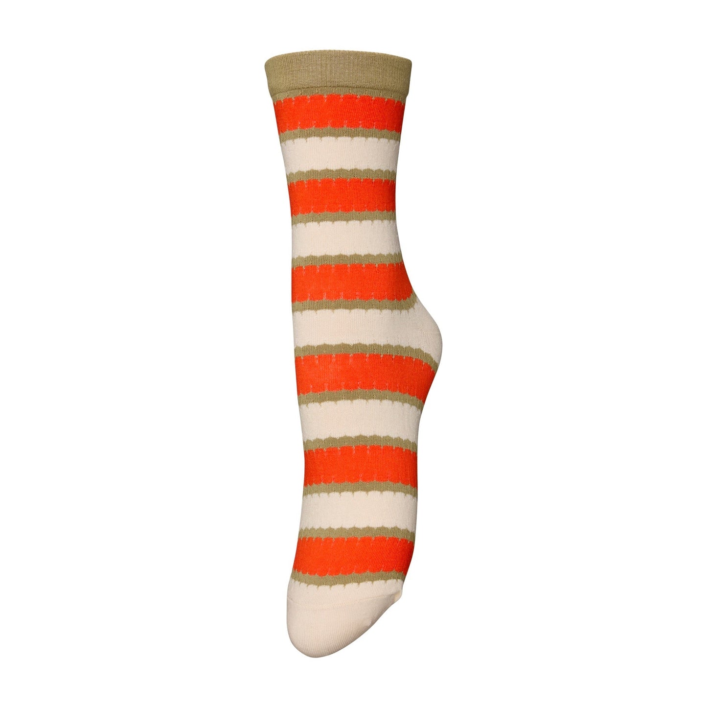 Becksöndergaard Grenadine Red Scallopia Cotta Sock