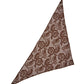 Becksöndergaard Hot Fudge Brown Croflora Triangle Scarf