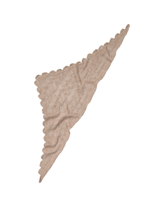 Becksöndergaard Brown Melange Opany Triangle Scarf