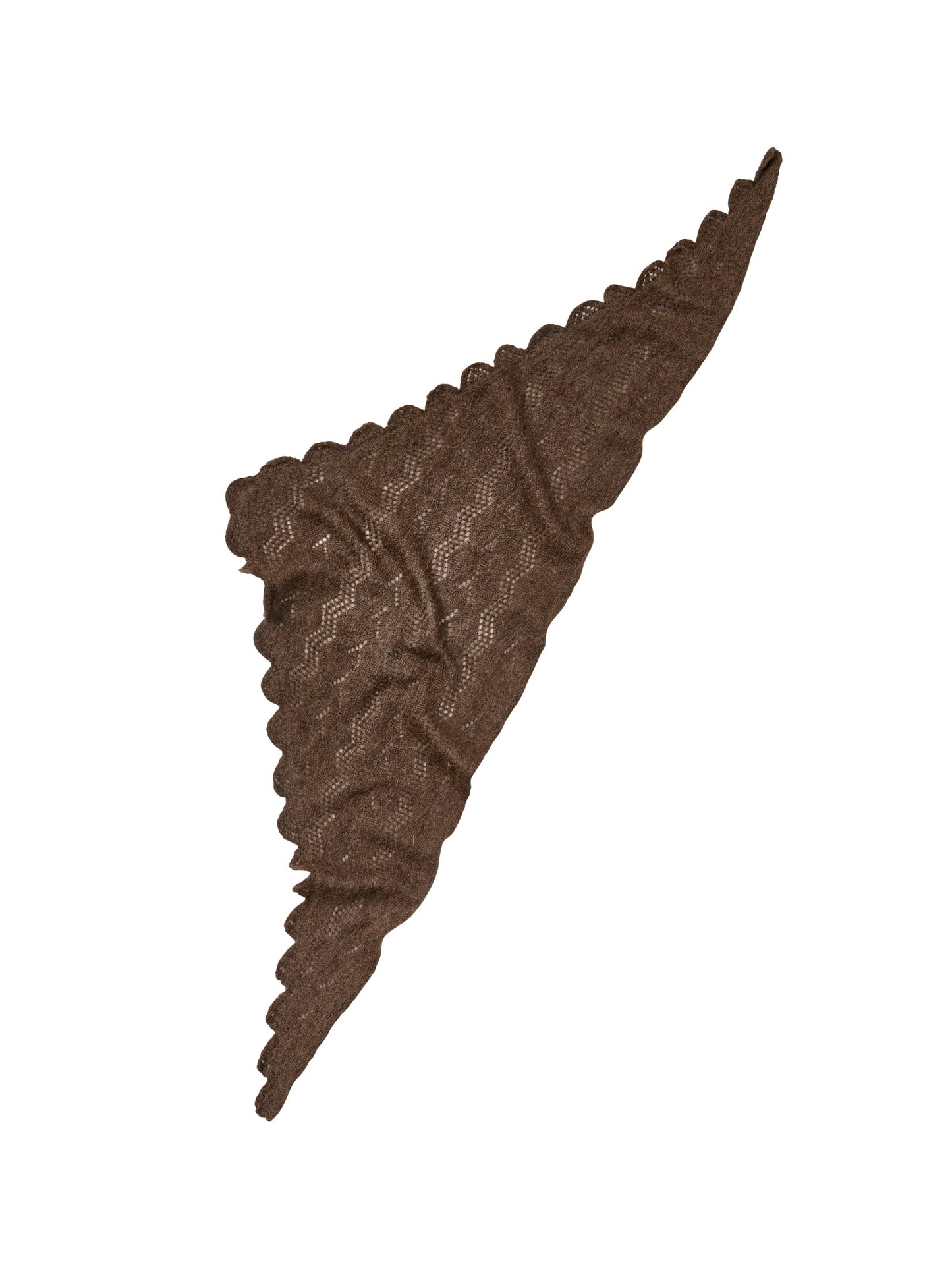 Becksöndergaard Hot Fudge Brown Opany Triangle Scarf