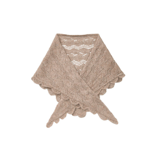 Becksöndergaard Brown Melange Opany Triangle Scarf