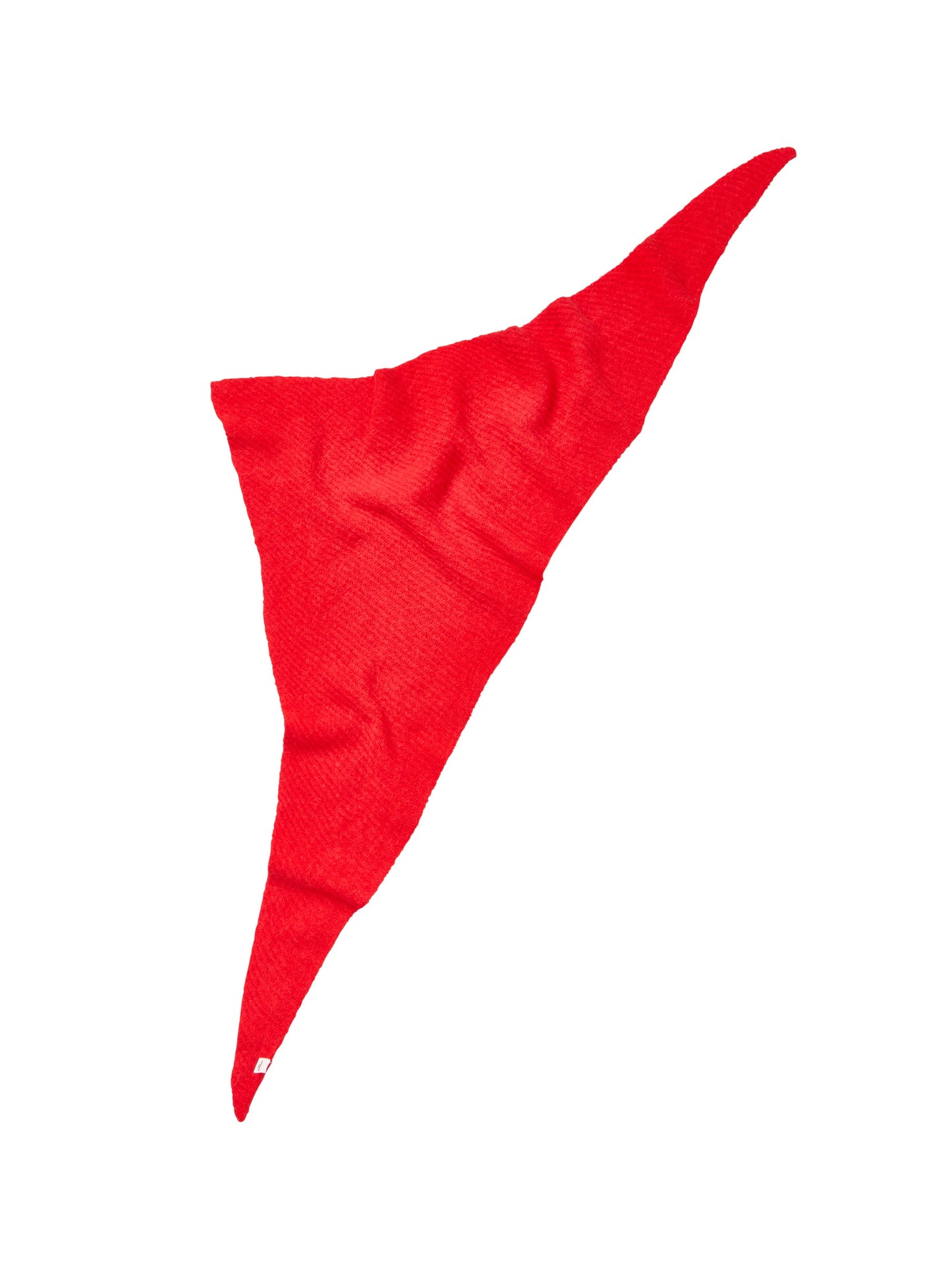 Becksöndergaard Salsa Red Alpaca Wool Triangle Scarf