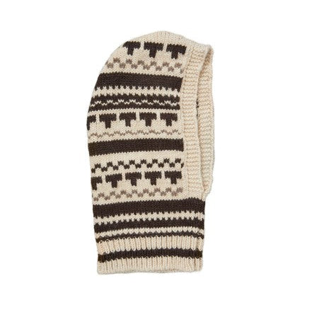 Becksöndergaard Birch White Patternia Knit Balaclava