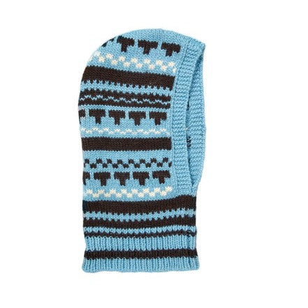 Becksöndergaard Winward Blue Patternia Knit Balaclava