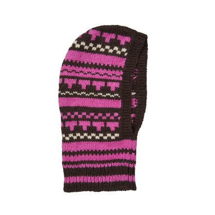 Becksöndergaard Deep Orchid Purple Patternia Knit Balaclava