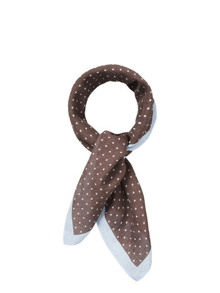 Becksöndergaard Hot Fudge Brown Dot Cotta Scarf
