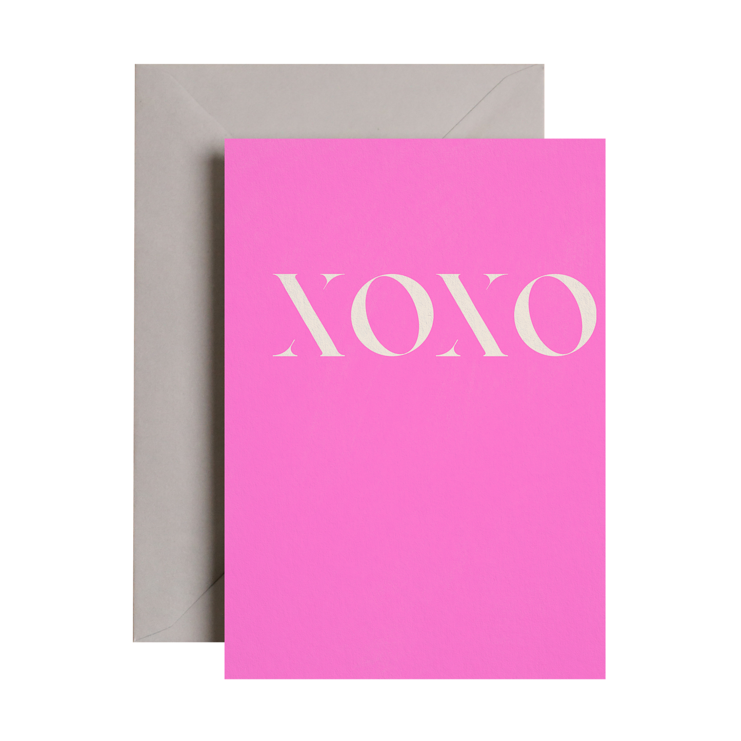 XOXO Neon Greeting Card