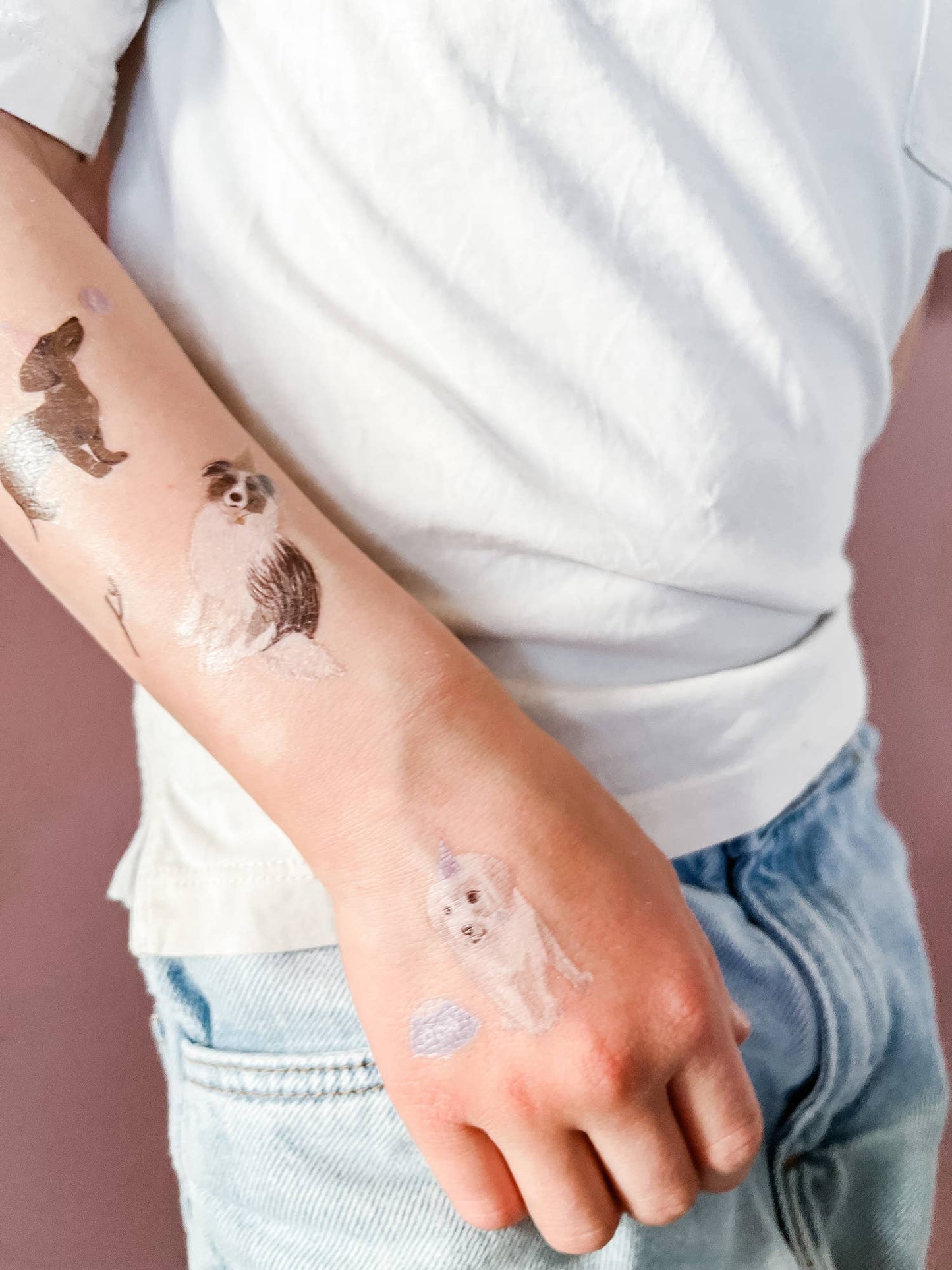 Dog Organic Temporary Tattoos